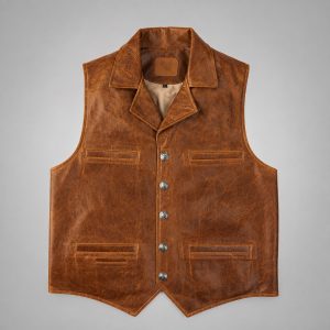 Leather vest