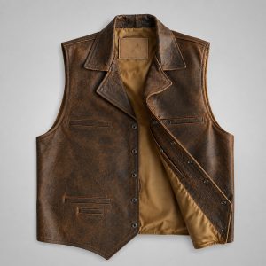 Leather vest
