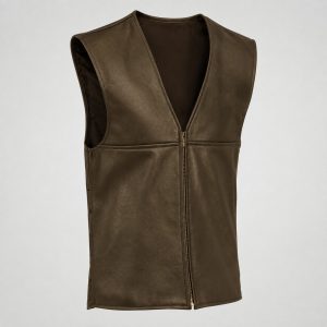 Leather vest