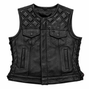 Leather vest