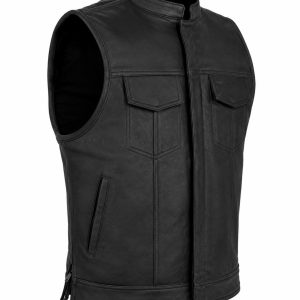 Leather vest